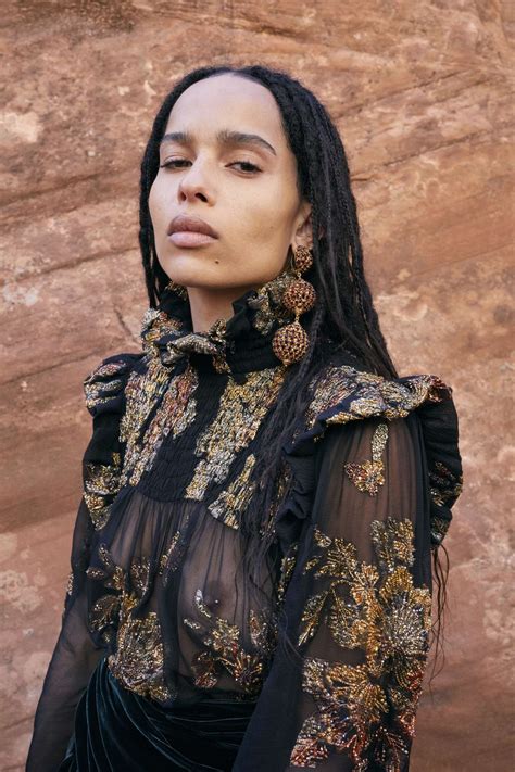 zoe kravitz spot yves saint laurent|zoe kravitz.